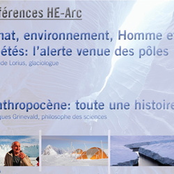 Conférence HE-Arc de Claude Lorius et Jacques Grinevald juin 2012